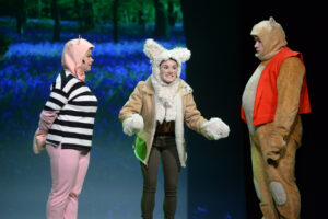 Students in Sacred Heart University's Theatre Arts Program performed Winnie the Pooh in conjunction with Connecticut Children's Theatre at the Edgerton Center for the Performing Arts on May 9, 2019. Photo by Tracy Deer-Mirek