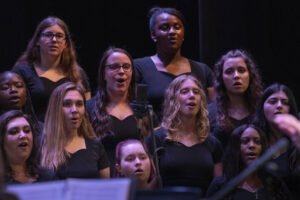 The Sacred Heart University Performing Arts Choral Program presented a concert "Songs of Spring" at the Edgerton Center for the Performing Arts, Sacred Heart University, Fairfield, CT. Saturday, April 29, 2023. Photo by: Mark F. Conrad